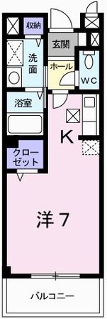 エメラルド雅IIの物件間取画像